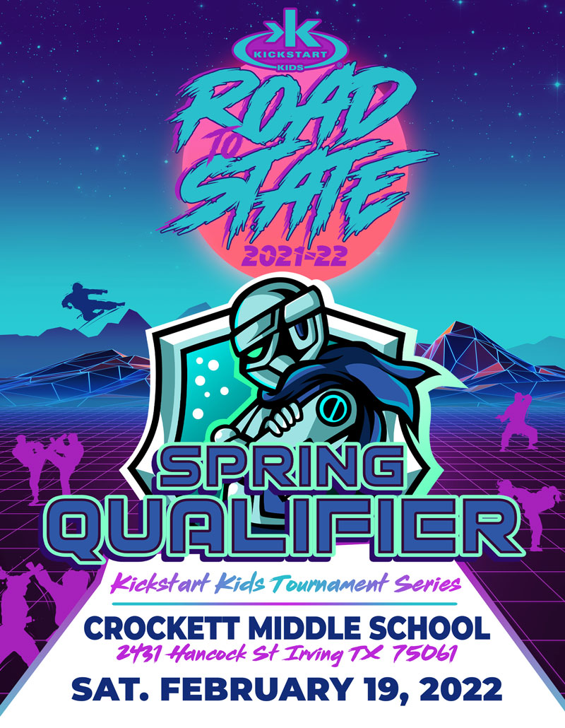 Kickstart Kids – 2022 North Texas Spring Qualifier on TournamentTiger - Tournament software by martial artists for martial artists.