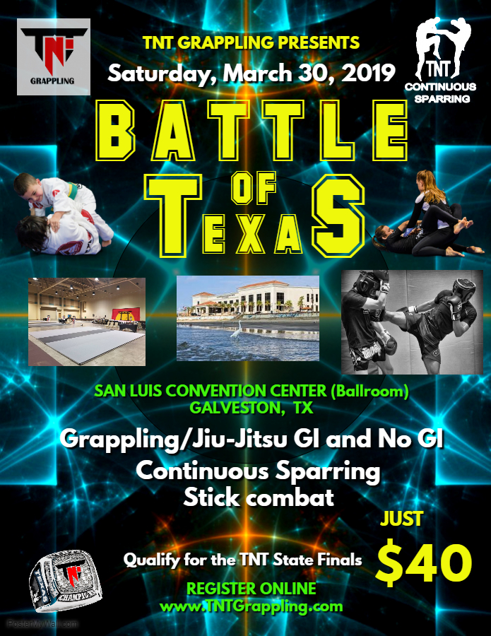 Battle of Texas 2019 TNT Qualifier on TournamentTiger - Tournament software by martial artists for martial artists.