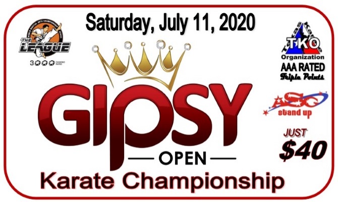 Gipsy Open 2020 TKO Qualifier on TournamentTiger - Tournament software by martial artists for martial artists.