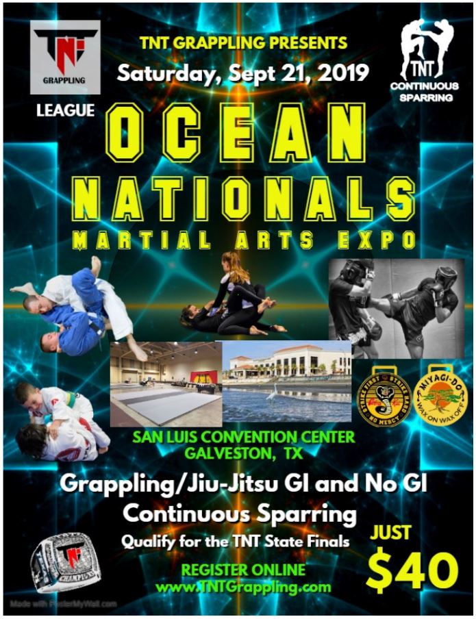 Ocean Nationals 2019 TNT Qualifier on TournamentTiger - Tournament software by martial artists for martial artists.