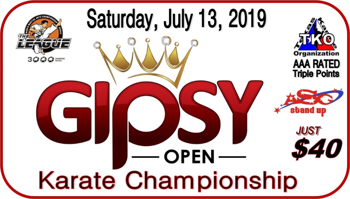 Gipsy Open 2019 TKO Qualifier on TournamentTiger - Tournament software by martial artists for martial artists.