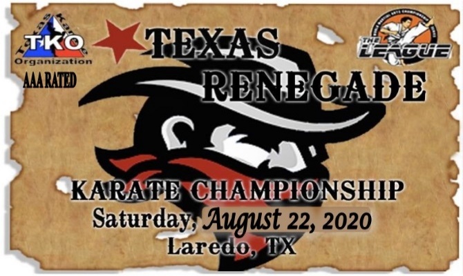 Texas Renegade 2020 TKO Qualifier on TournamentTiger - Tournament software by martial artists for martial artists.