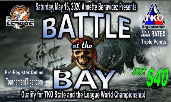 Battle at the Bay 2020 TKO Qualifier on TournamentTiger - Tournament software by martial artists for martial artists.