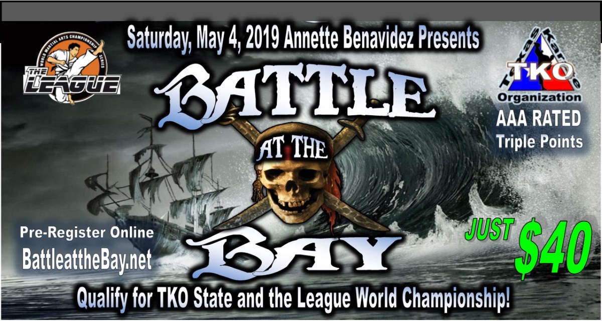 Battle at the Bay 2019 TKO Qualifier on TournamentTiger - Tournament software by martial artists for martial artists.