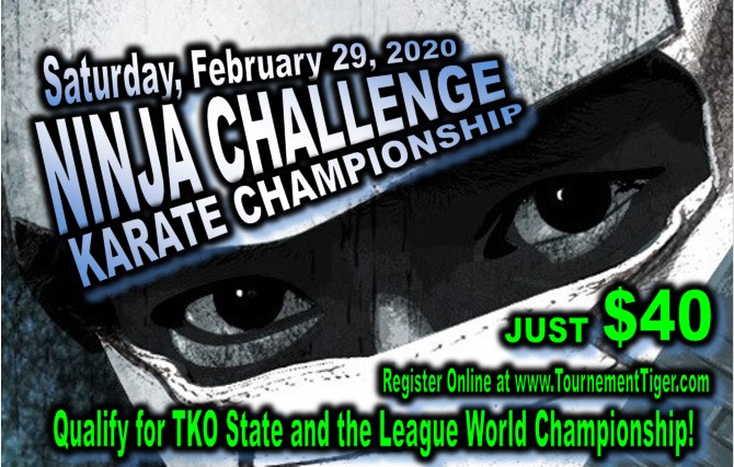 Ninja Challenge 2020 TKO Qualifier on TournamentTiger - Tournament software by martial artists for martial artists.