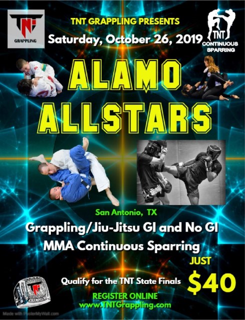 Alamo AllStars 2019 TNT Qualifier on TournamentTiger - Tournament software by martial artists for martial artists.